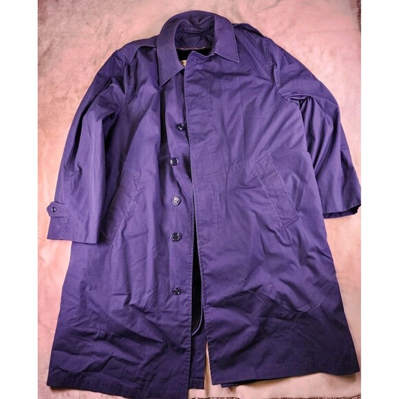 Other - Center Mfg Co Inc. All Weather Coat Removable Liner Blue Poplin military Uniform